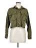 Topshop 100% Cotton Green Jacket Size 8 - photo 1