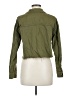 Topshop 100% Cotton Green Jacket Size 8 - photo 2