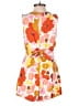 Lush Print Orange Romper Size S - photo 2