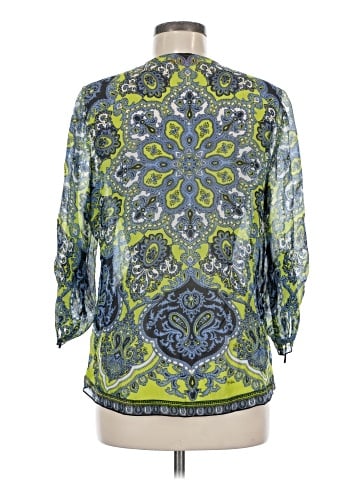 Hale Bob 3/4 Sleeve Silk Top (view 2)