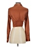 Do & Be 100% Polyester Brown Long Sleeve Blouse Size S - photo 2