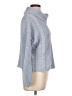 Harlow & Rose 100% Polyester Solid Blue Turtleneck Sweater Size L - photo 4