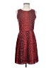 wren 100% Polyester Animal Print Red Cocktail Dress Size S - photo 1