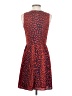 wren 100% Polyester Animal Print Red Cocktail Dress Size S - photo 2
