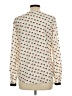 Talbots 100% Polyester Ivory Long Sleeve Blouse Size 10 - photo 2