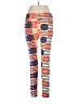 Lularoe Print Orange Leggings Size 1X (Tall & Curvy) - photo 1