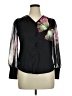 Unbranded Black 3/4 Sleeve Blouse Size XL - photo 1