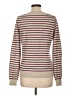 Theory 100% Cashmere Stripes Tan Cardigan Size L - photo 2