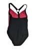 Aqua Green Color Block Burgundy One Piece Swimsuit Size M - photo 2
