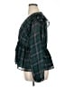 Torrid 100% Polyester Green 3/4 Sleeve Blouse Size 1X Plus (1) - photo 5