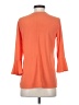 Slinky Brand Orange 3/4 Sleeve Top Size XS - photo 2