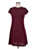 SO Solid Burgundy Casual Dress Size M - photo 1