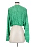 Good American 100% Polyester Green Long Sleeve Blouse Size 00 - XS - photo 2