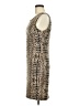 Suzy Shier Animal Print Tan Cocktail Dress Size M - photo 5