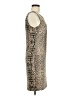 Suzy Shier Animal Print Tan Cocktail Dress Size M - photo 4