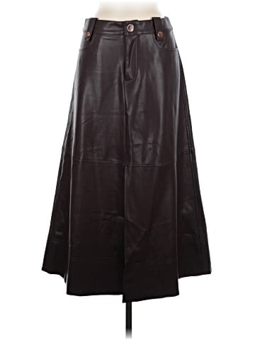 Tanya Taylor Faux Leather Skirt (view 1)