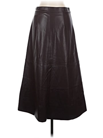 Tanya Taylor Faux Leather Skirt (view 2)