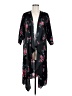 Lularoe 100% Polyester Black Kimono Size M - photo 1