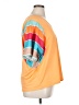 Unbranded Color Block Orange Short Sleeve Top Size 0X - photo 4