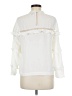 J.Crew 100% Polyester Ivory Long Sleeve Blouse Size 6 - photo 2