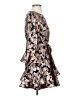Saloni 100% Polyester Paisley Brown Cocktail Dress Size 2 - photo 4
