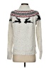 Ann Taylor LOFT Print White Pullover Sweater Size S - photo 2