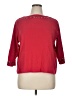 Assorted Brands Red 3/4 Sleeve Top Size 1X (estimated) - photo 1