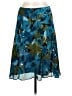 Sunny Leigh 100% Polyester Camo Blue Casual Skirt Size 10 - photo 1