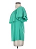 Slinky Brand Teal Short Sleeve Blouse Size S - photo 5