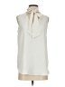 Ann Taylor 100% Polyester Ivory Sleeveless Blouse Size S - photo 1