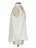 Ann Taylor 100% Polyester Ivory Sleeveless Blouse Size S - photo 4
