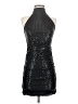 Shein 100% Polyester Metallic Black Cocktail Dress Size S - photo 1