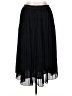 H&M 100% Polyester Solid Black Formal Skirt Size XL - photo 1