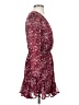Mi ami 100% Polyester Hearts Burgundy Cocktail Dress Size XXS - photo 4