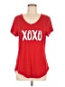 Apt. 9 Red Short Sleeve T-Shirt Size M - photo 1