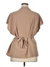 Assorted Brands 100% Polyester Tan Short Sleeve Blouse Size XL - photo 2