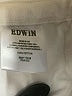 Edwin 100% Cotton Solid Ivory White Shorts Size 33 waist - photo 4