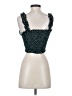 Shein 100% Polyester Green Sleeveless Top Size XS - photo 2