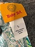 Ruby Rd. 100% Viscose Teal 3/4 Sleeve Blouse Size L - photo 7