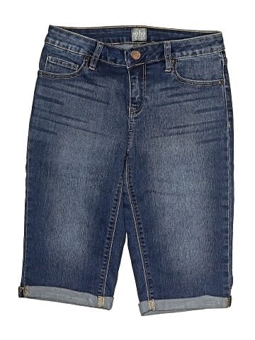 Soho JEANS NEW YORK & COMPANY Denim Shorts (view 1)