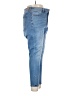 Express Solid Blue Jeans Size 16 - photo 4