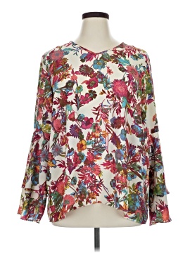 Linea By Louis Dell'olio 3/4 Sleeve Blouse