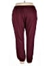 Derek Heart Solid Burgundy Track Pants Size 3X - photo 2