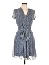 MSK 100% Polyester Paisley Blue Casual Dress Size 10 (petite) - photo 1