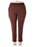 Studio by Torrid Solid Brown Active Pants Size 2X Plus (2) - photo 1