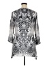 One World Silver 3/4 Sleeve Blouse Size XL - photo 2