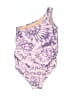 Crewcuts Tie-dye Purple One Piece Swimsuit Size 4 - 5 - photo 2