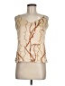 L'Agence Gold Sleeveless Blouse Size Med (2) - photo 1