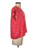 RACHEL Rachel Roy 100% Polyester Red Short Sleeve Blouse Size S - photo 4