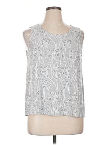 Rose + Olive Sleeveless Blouse (view 1)